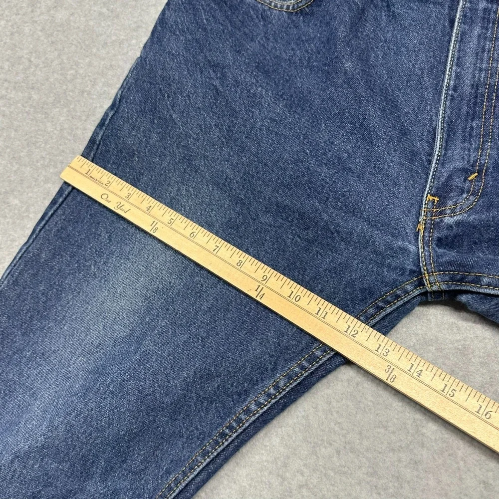 Levis 505 Jeans Mens 38x36 Blue Denim Straight Leg Y2K 2010‎ Loose Skater